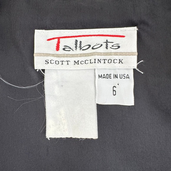 Vintage Talbots x Scott McClintock Black velvet Bolero Jacket - Picture 4 of 7